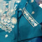 Azure Embroidered 3 Piece