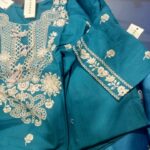 Azure Embroidered 3 Piece