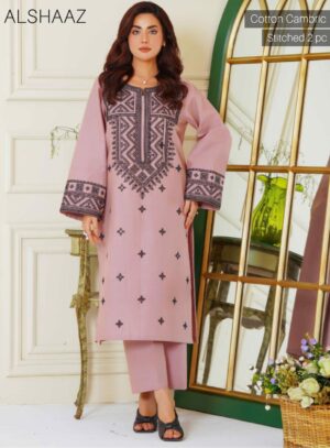 Rosette Embroidered 2 Piece