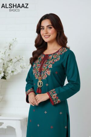 Petal Edge Embroidered 2-Piece