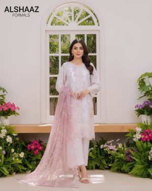 Blush Bloom Embroidered 4-Piece