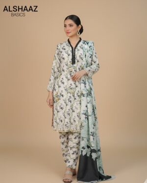 Printed Chickenkaari 3-Piece