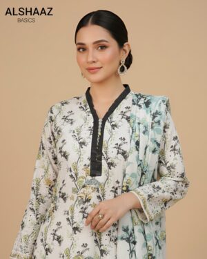 Printed Chickenkaari 3-Piece