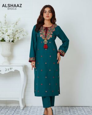 Petal Edge Embroidered 2-Piece